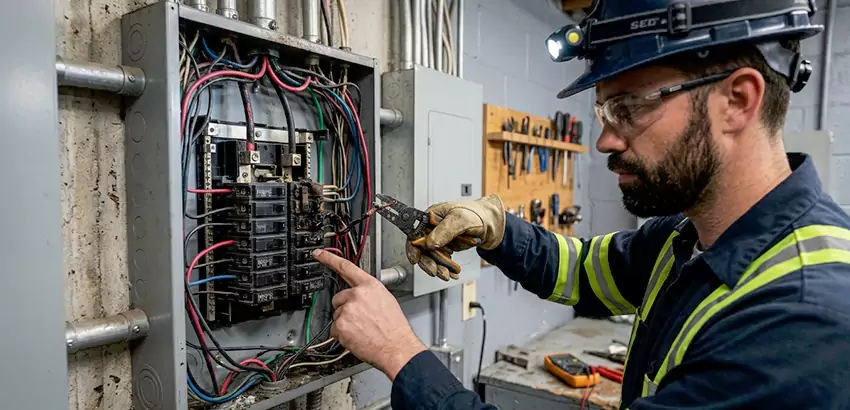 Breaker Box Short Circuit Repair in Port Orange