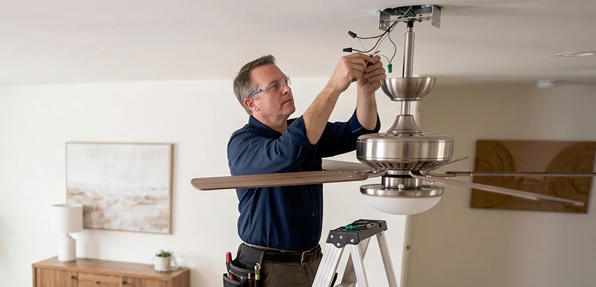 Ceiling Fan Light and Switch Repair in Port Orange