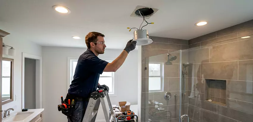 Bathroom and Shower Recessed Lighting Installation in Port Orange