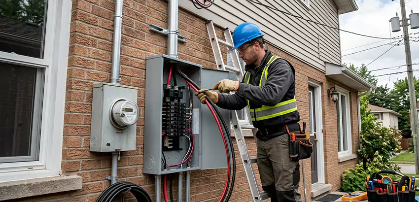 Outdoor Subpanel Installation in Port Orange
